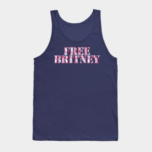 Free Britney Typography Tank Top